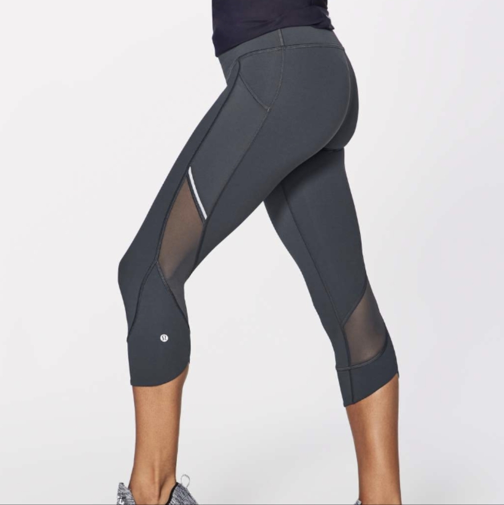 Lululemon Home Stretch Crop (19") Melanite